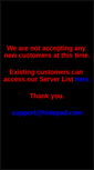 Mobile Screenshot of hidepad.com